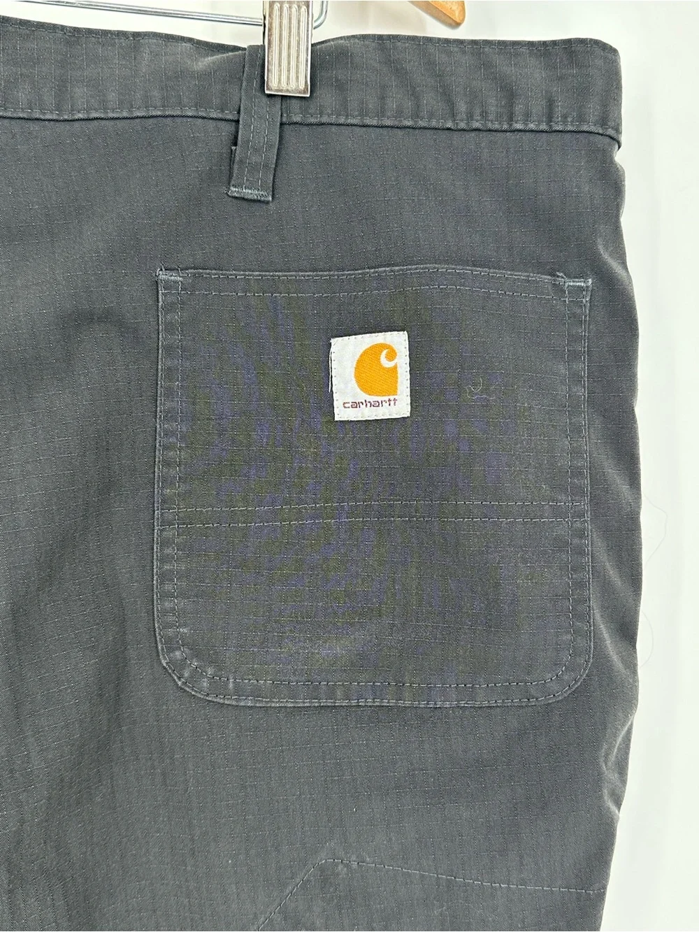 Carhartt Men 44x32 Relaxed Fit Bicomponent Grey Lightweight Pants Model 74533-33